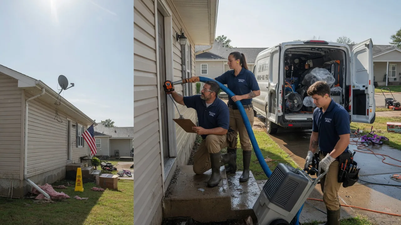 Ceiling Water Damage Restoration in Okauchee, WI near me